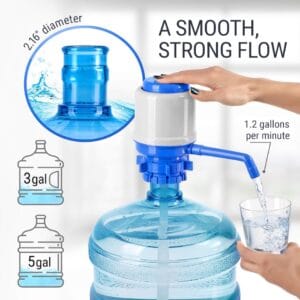 Manual Water Pump for 15 Gallon Bottle